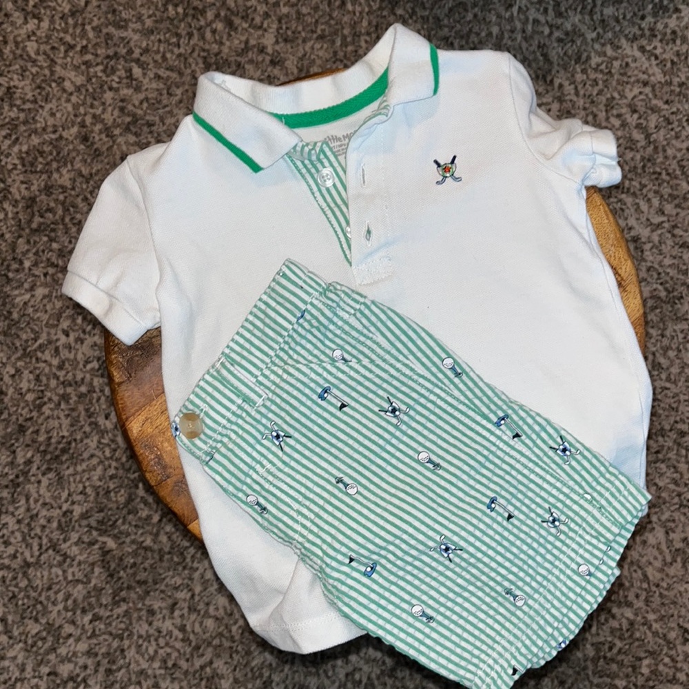 Golf Polo Short Set